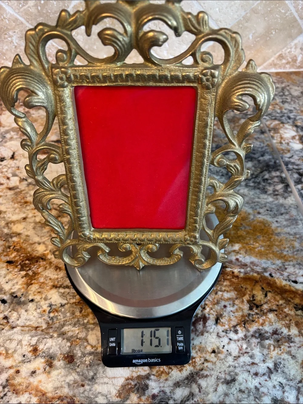 Ornate Gold Tabletop Picture Frame -#2